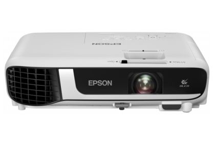 Мултимедиен проектор Epson EB-W51, WXGA (1280 x 800, 16:10), 4000 ANSI lumens, 16000:1, WLAN (optional), HDMI, USB 3:1 function, VGA, Speakers, Lamp warr: 12 months or 1.000 h, White