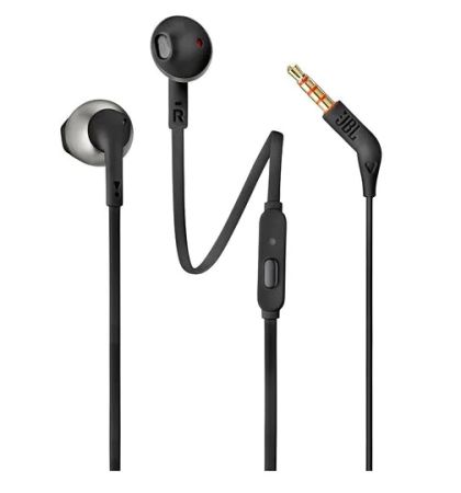 Headphones JBL T205 BLK In-ear headphones