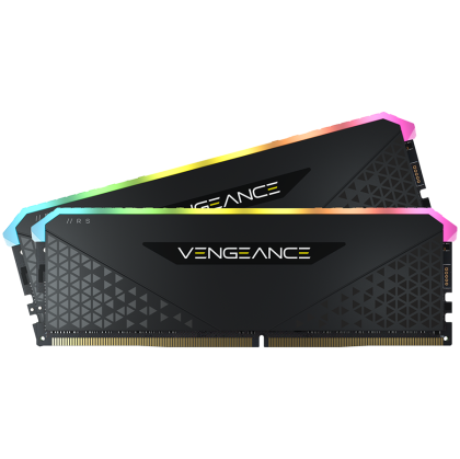 Corsair DDR4, 3600MHz 16GB 2x8GB DIMM, Unbuffered, 18-22-22-42, XMP 2.0, VENGEANCE RGB RS Heatspreader, RGB LED, 1.35V, for AMD Ryzen & Intel XMP, EAN:0840006648994