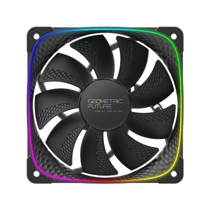 Geometric Future вентилатор Squama 2503R, REVERSE Fan, 120mm, ARGB, Black