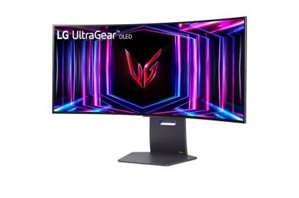 Monitor LG 34GS95QE-B, 33.9", OLED UltraGear 21:9 Curved, IPS 0.03 ms, WQHD 4K (3440x1440), 240Hz, HDR 10, 1500000:1, 1300 cd/m2, DCI-P3 98.5%, USB 3.0, VRR , Free-sync, G-Sync, HDMI, DisplayPort, PBP,PIP, Height Adjustable, Pivot, Tilt, Headphone Out, Bl