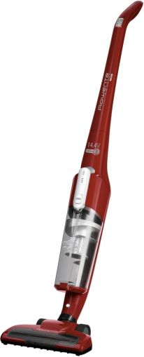 Vacuum cleaner Rowenta RH6543WH, AIR FORCE EXTREME, cyclonic technology, 14.4V lithium ion battery, up to 30 min. running time, 5 h recharging time, Head with LED, dust container capacity: 0.65 L, 80 dB(A), red