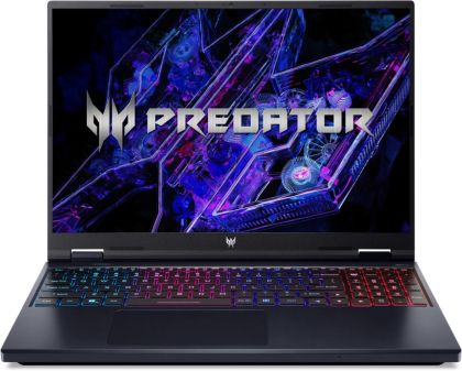 Лаптоп Acer Predator Neo, PHN16-72-90BV, Intel Core i9-14900HX (up to 5.80GHz, 36MB), 16" WQXGA (2560x1600) IPS SlimBezel 165Hz, 16GB DDR5 5600MHz, 1024GB PCIe SSD, RTX 4060 8GB GDDR6, Killer Wi-Fi 6AX 1650i, BT, MicroSD reader, Backlit KB, No OS, Black