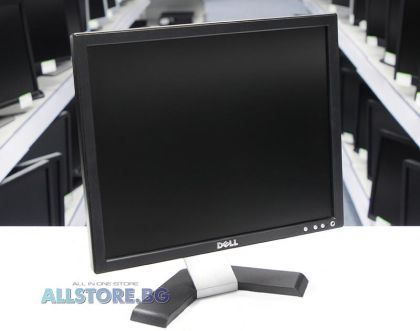 Dell E178FP, 17" 1280x1024 SXGA 5:4 , Black, Grade B Incomplete