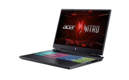 Лаптоп Acer Nitro 16 AN16-51-79NL, Intel Core i7-13700H (3.70GHz up to 5.00GHz, 24MB), 16" Acer ComfyView WQXGA (2560x1600) IPS 165Hz, 16GB DDR5 RAM, 1TB SSD M.2 PCIe Gen4 SSD, NVIDIA GeForce RTX 4050 6GB, NO OS