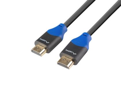 Кабел Lanberg HDMI M/M V2.0 cable 1.8m 4K CU box, black BOX