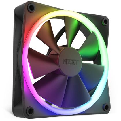 Вентилатор NZXT F120 RGB Черен