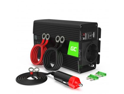 Inverter GREEN CELL 12V  300W/600W  Pure Sine Wave