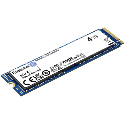 Kingston SSD 4TB NV3 M.2 2280 PCIe 4.0 NVMe SSD, EAN: 740617346602