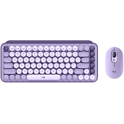 LOGITECH POP ICON KEYS - LILAC  - US INT'L - BT  - INTNL-973