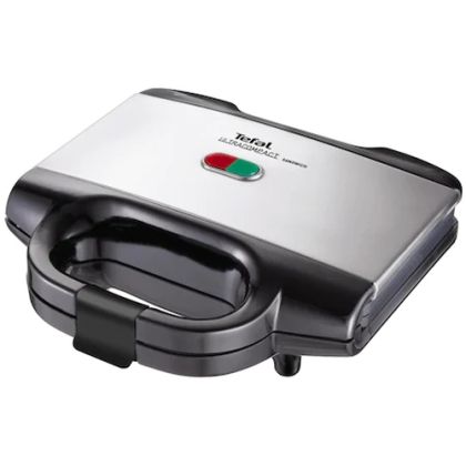 Сандвич мейкър Tefal SM155212,  SDW U.COMPACT BLK INOX CUT