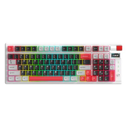 Marvo безжична механична геймърска клавиатура Wireless Gaming Mechanical keyboard Monka Storm KG991W - Bluetooth 5.0, 97 keys