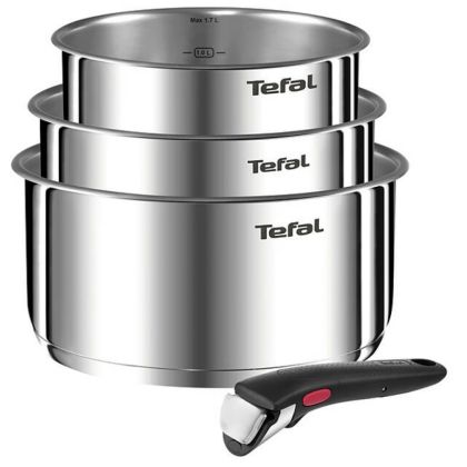 Комплект тигани и тенджери Tefal L8964S44 SET 4PCS ING6 EMOTION SS POL GB