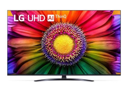 TV LG 50UR81003LJ, 50" 4K UltraHD TV 4K (3840 x 2160), DVB-T2/C/S2, webOS 23 Smart TV, ThinQ AI, a5 AI Processor 4K Gen6, WiFi, HDR10 pro, HLG, ALLM/HGiG, 4K Upscaling, AI Sound, Voice Control, AirPlay, HDMI eARC, Quick Card, CI, LAN, USB, Bluetoot