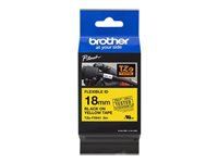 BROTHER TZEFX641 18mm BLACK ON YELLOW FLEXIBLE ID