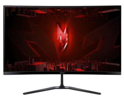 Монитор Acer Nitro ED270RS3bmiipx, 27" Curved 1500R, VA, Anti-Glare, FHD 1920x1080, ZeroFrame, FreeSync Premium, 180Hz, 1ms, 100M:1, 250 cd/m2, 1xDP, 2xHDMI, HDR 10, Speakers 2Wx2, Audio in/out, VESA, Tilt, Acer Display Widget, Black