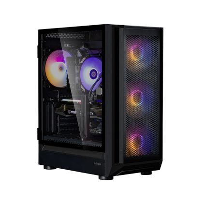 Zalman Case EATX - I6 Black - RGB, Tempered Glass,  3 fans included