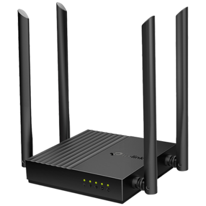 AC1200 Dual-Band Wi-Fi RouterSPEED: 400 Mbps at 2.4 GHz + 867 Mbps at 5 GHzSPEC: 4× Antennas, 1× Gigabit WAN Port + 4× Gigabit LAN PortsFEATURE: Tether App, WPA3, Access Point Mode, IPv6 Supported, IPTV, Beamforming, Smart Connect, Airtime Fairnes