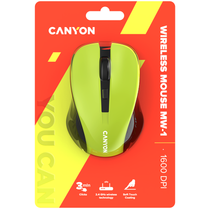 CANYON mouse MW-1 Wireless Yellow