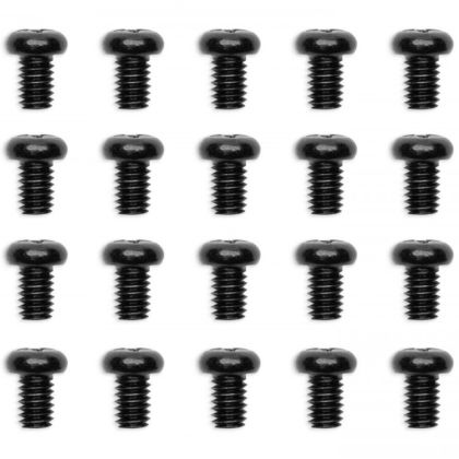 EK-Loop Phillips Head Screw Set M4x6mm - Black (20pcs)