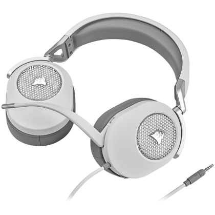 Corsair HS65 Surround Headset, White - EU