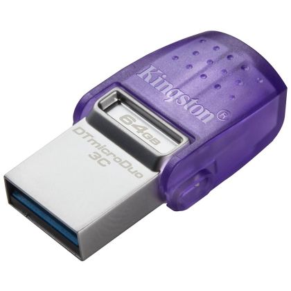 Kingston 64GB DataTraveler microDuo 3C 200MB/s dual USB-A + USB-C, EAN: 740617328219