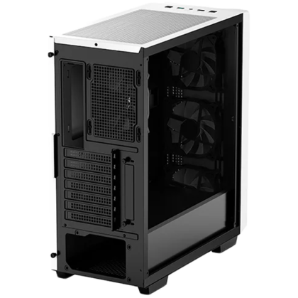 DeepCool CC560 WH V2, Mid Tower, Mini-ITX/Micro-ATX/ATX, 1xUSB3.0, 1xUSB2.0, 1xAudio, 4x120mm Pre-Installed LED Fans, Tempered Glass, Mesh Panel, White