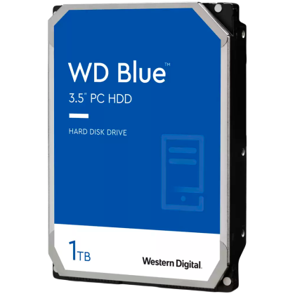 WD Blue HDD Desktop (3.5", 1TB, 64MB, SATA III-600)