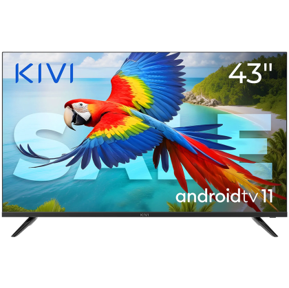 43", UHD, Android TV 11, White, 1920x1080, 60 Hz, AV1, Sound 2x12W, 53 kWh/1000h, Energy G, WiFi5G, BT5.1, 3xHDMI, 2xUSB, 24 months