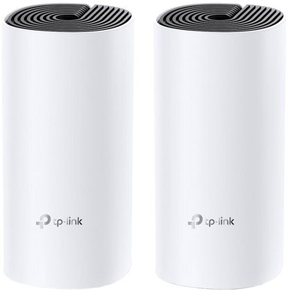 TP-Link Deco M4 (2-pack) AC1200 Whole-Home Mesh Wi-Fi System, Qualcomm CPU, 867Mbps at 5GHz+300Mbps at 2.4GHz, 2 Gigabit Ports, 2 internal antennas, MU-MIMO, Beamforming, Parental Controls, QoS ,Reporting,Access Point Mode,IPv6 Ready,Deco App