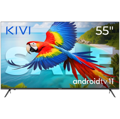 55', UHD, Android TV 11, Black, 3840x2160, 60 Hz, Sound 2x12W, 83 kWh/1000h , BT5.1, HDMI ports 4, 24 months