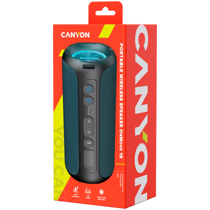 CANYON speaker OnMove 15W EQ TWS AUX Dark Blue