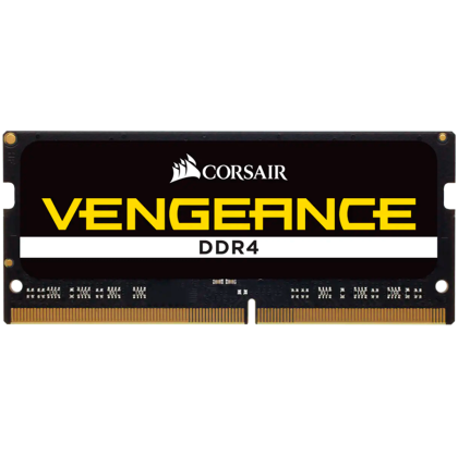 Corsair DDR4, 3200MHz 16GB 1x16GB SODIMM, Unbuffered, 22-22-22-53, Black PCB, 1.2V