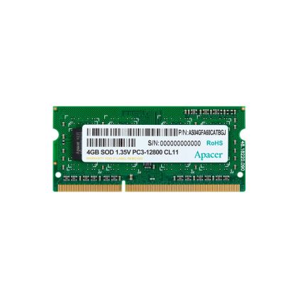 Apacer памет RAM 4GB DDR3 SODIMM 512x8 1600MHz 1.35V - AS04GFA60CATBGJ