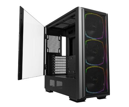 Montech кутия SKY TWO GX, Mid-tower Case, TG, 3x140mm ARGB Fans, Black