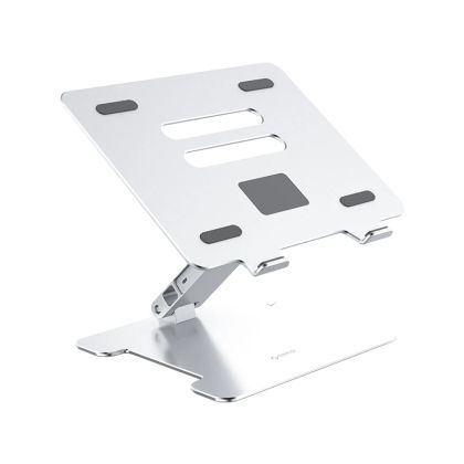 Orico алуминиева поставка за лаптоп Laptop Stand - Aluminum, 2 x USB3.0, Card Reader, up to 15.6" - LST-2AS-SV