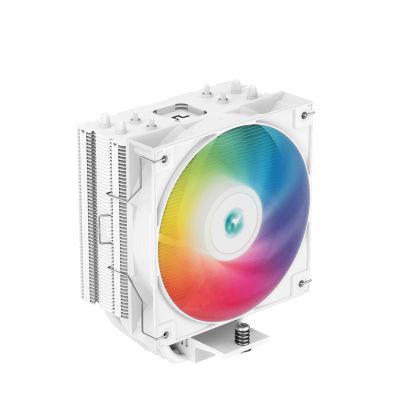 DeepCool охладител CPU Cooler AG400 White - Addressable RGB - LGA1700/AM5