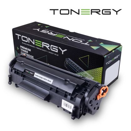 Cartuș de toner compatibil Tonergy HP 12A Q2612A CANON CRG-703 negru, 2k