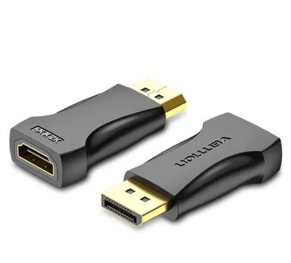 Vention адаптер Adapter DisplayPort M / HDMI F - 4K, Black - HBPB0