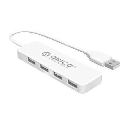 Orico хъб USB2.0 HUB 4 port White - FL01-WH