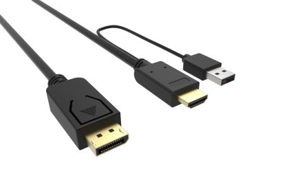 VCom Кабел HDMI M / Display Port M - 4K 2160p - CG599C-1.8m