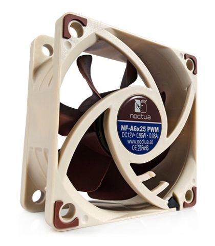 Noctua Вентилатор Fan 60x60x25mm PWM 550-3000rpm NF-A6x25-PWM