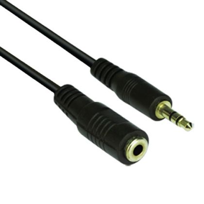 VCom Аудио Кабел 3.5mm Stereo M / F - CV202-5m