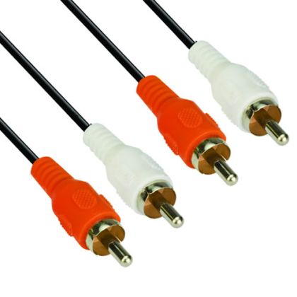 VCom Аудио Кабел RCA 2x M / RCA 2x M - CV022-3m