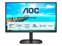 AOC 27B2AM 27inch VA FHD 1920x1080 16:9 4000:1 250cd/m2 178/178 75Hz 4ms HDMI1.4 VGA