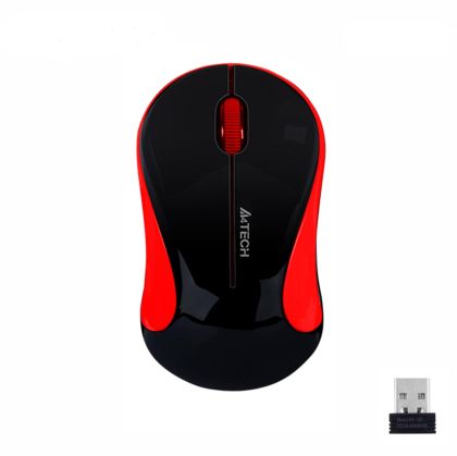 Optical Mouse A4tech G3-270N-4 V-Track, USB, Black/Red