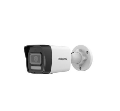 Камера HikVision 4 MP Smart Hybrid Light Fixed Bullet Network Camera, 4 mm, IR, White Light up to 30m, H.265+, IP67, built-in microphone, micro SDXC (512GB), 12Vdc/PoE 6.5W