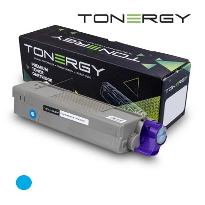 Tonergy съвместима Тонер Касета Compatible Toner Cartridge OKI 44315303 Cyan, 6k