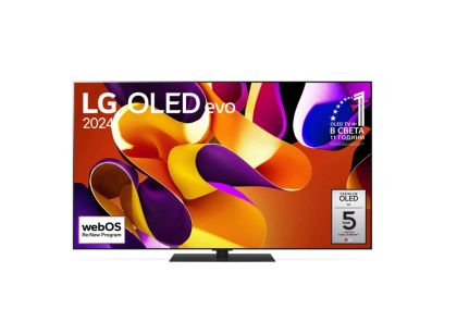 Телевизор LG OLED55G43LS, 55" UHD OLED evo, 4K (3840 x 2160), DVB-C/T2/S2, Full Cinema Screnn, Alpha 11 AI 4K Gen7, 144Hz, ThinQ AI, HDR10, VRR, NVIDIA G-SYNC, AMD FreeSync, Dolby Vision, Dolby Atmos, Wi-Fi, Bluetooth, HDMI, USB, Airplay 2, Multi View, Me