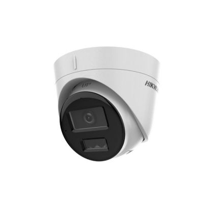 Камера HikVision 4 MP Smart Hybrid Light Fixed Turret Network Camera, 2.8mm, IR, White Light up to 30m, 120 dB WDR, H.265+, IP67, built-in microphone, 12Vdc/PoE 6.5W